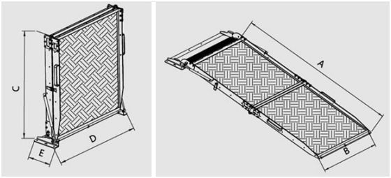 wheelchair rear ramp