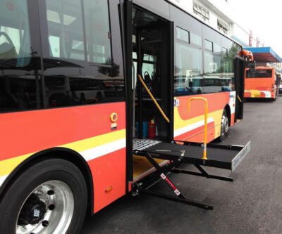 Wheelchair Lift under step