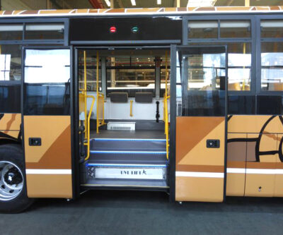 Wheelchair Lift in bus step 2