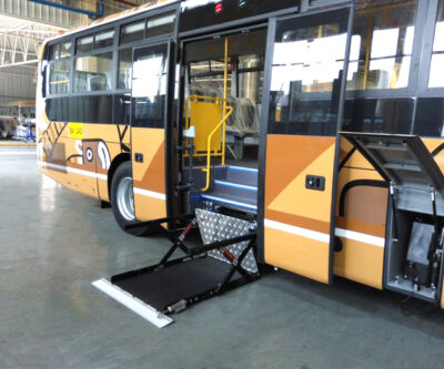 Wheelchair Lift in bus step 4